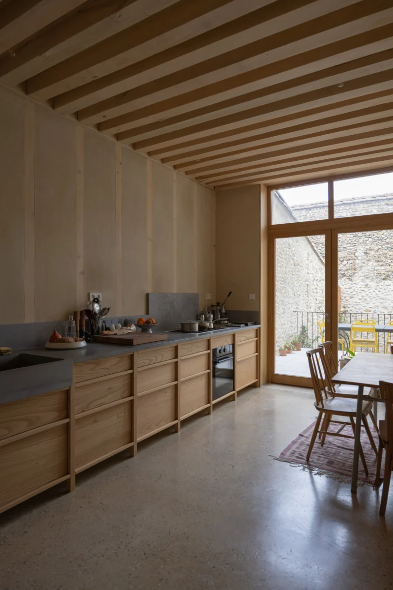 Cuisine sous les solives